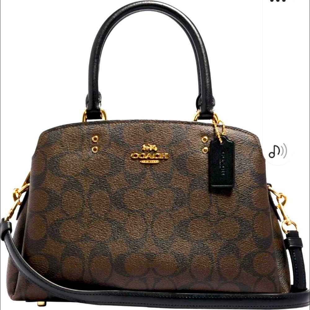 Coach Signature Brown Satchel
